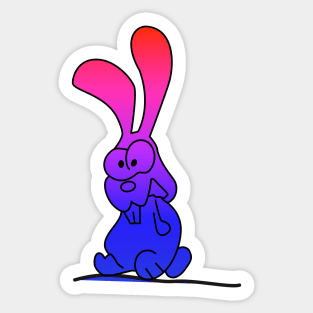 Verrückter Hase Sticker